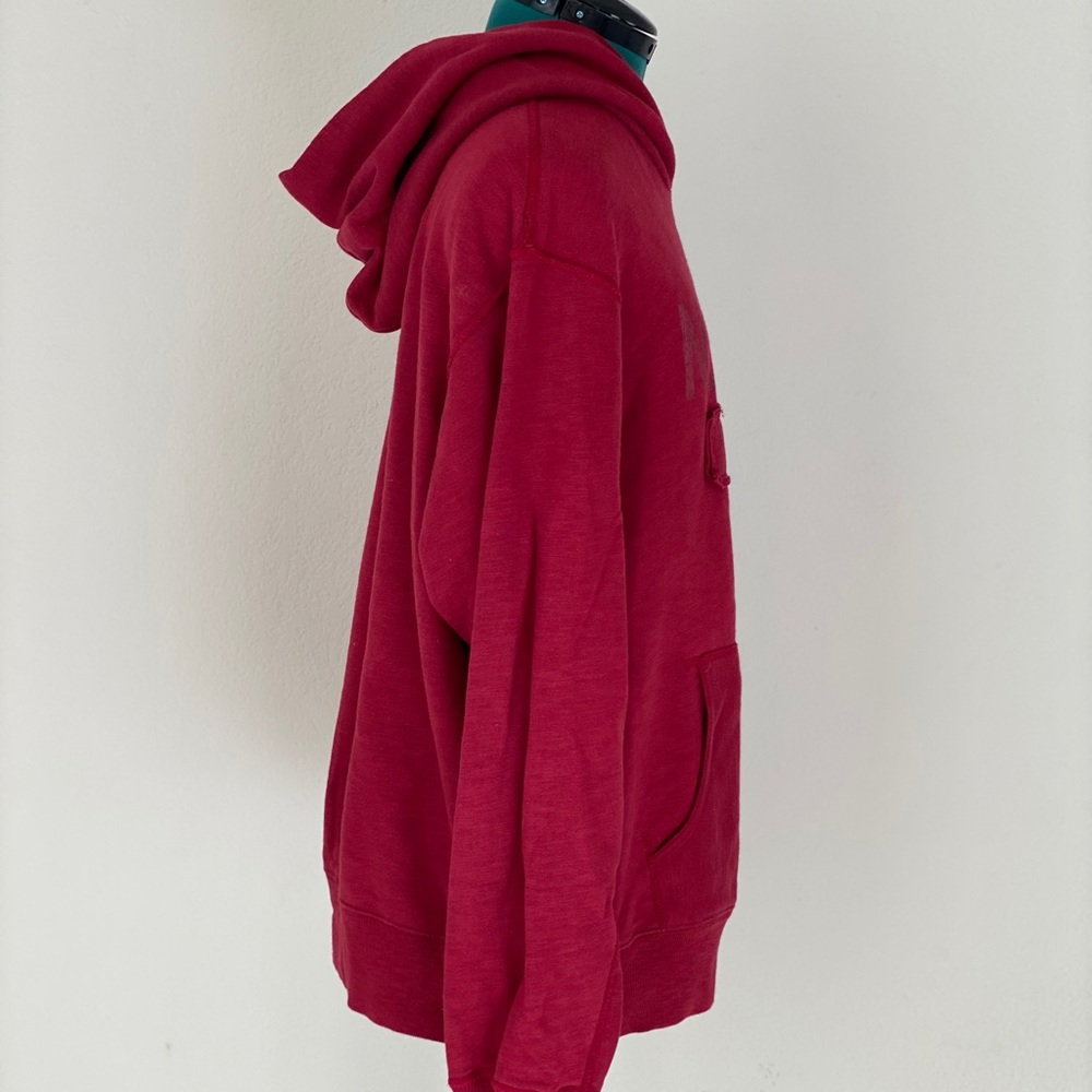 SOLDVintage American Eagle Outfitters Red Hoodie sz M - Picture 6 of 9
